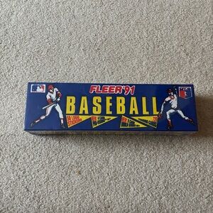 Fleer 1991 Baseball Card Set Unpopened